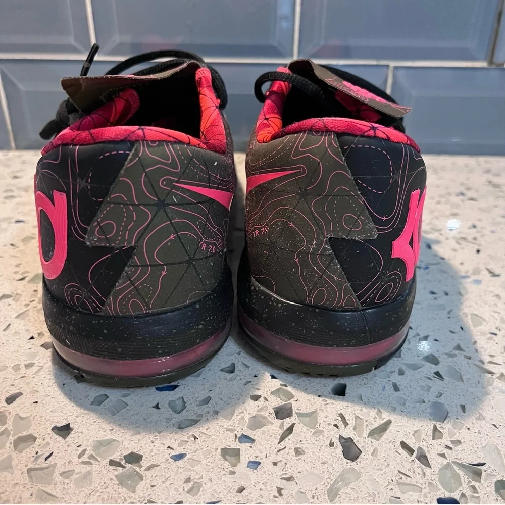Nike KD VI Meteorology Kids' Basketball Shoes - Black/Pink 2013